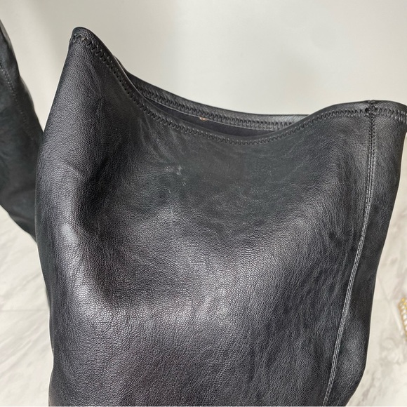 Jeffrey Campbell Black Over The Knee Boot 8 - Picture 13 of 15